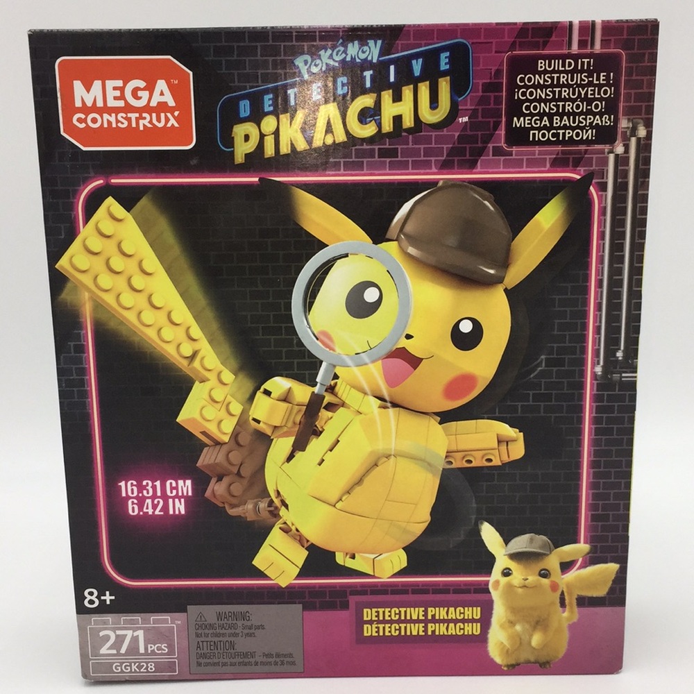Pokemon Detective Pikachu 271 Pieces Building Block Set Mega Construx
